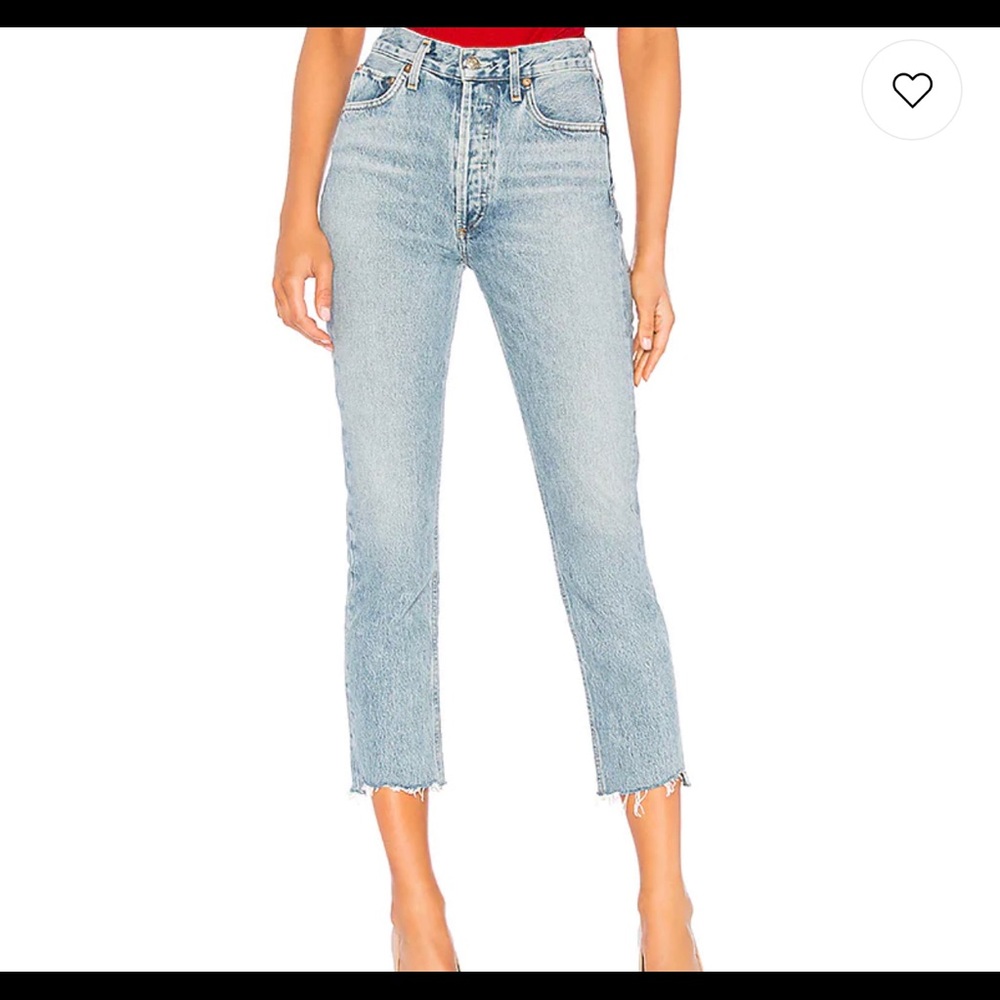 Agolde Riley Crop Jean
